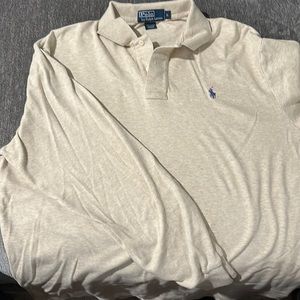 Polo Ralph Lauren size L 1/4 zip long sleeved shirt.